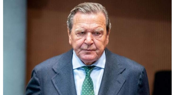 Germany's Ex-Chancellor Schroeder Says Impossible to Isolate Russia in Long Run