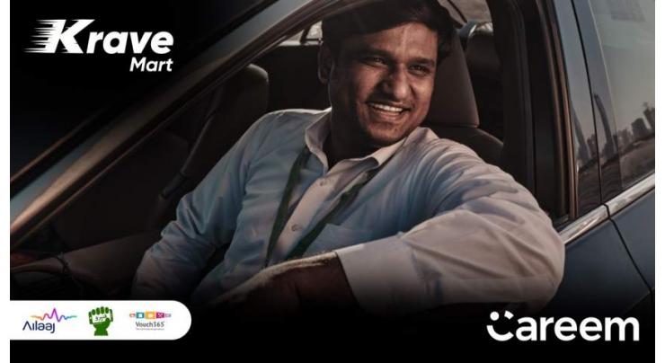 Careem partners with Krave Mart and others to offer its Captains discounted groceries, medicines, food and smartphones on installments
