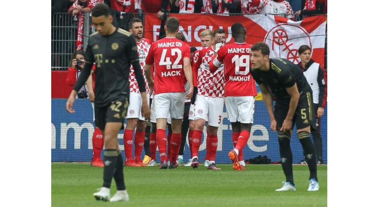 Bayern crash at Mainz, Haaland hits hat-trick in Dortmund defeat
