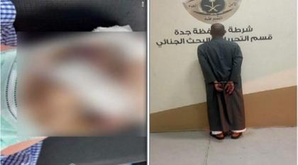 القبض علی زوج سعودي بتھمة الاعتداء علی زوجتہ بالضرب فی منطقة جدة