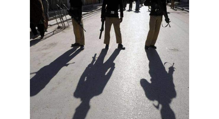 Police conducts search operation around GPO chowk
