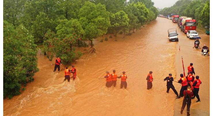China activates level-III emergency response for floods
