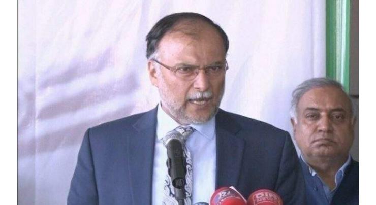 Imran Khan's lies-based narrative, an attempt to cause instability: Ahsan Iqbal

