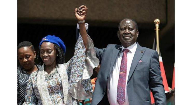 Kenya veteran Odinga picks 'iron lady' ex-minister as running mate
