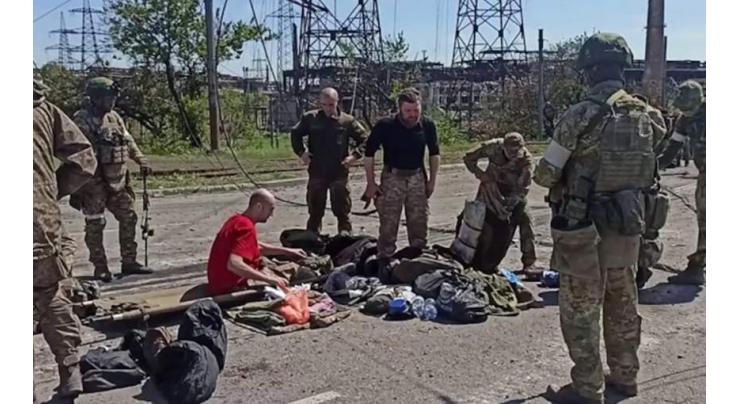 1,730 Ukrainian soldiers surrendered at Azovstal since Monday: Russia
