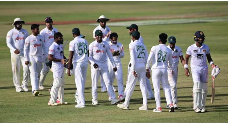 Bangladesh v Sri Lanka 1st Test scoreboard
