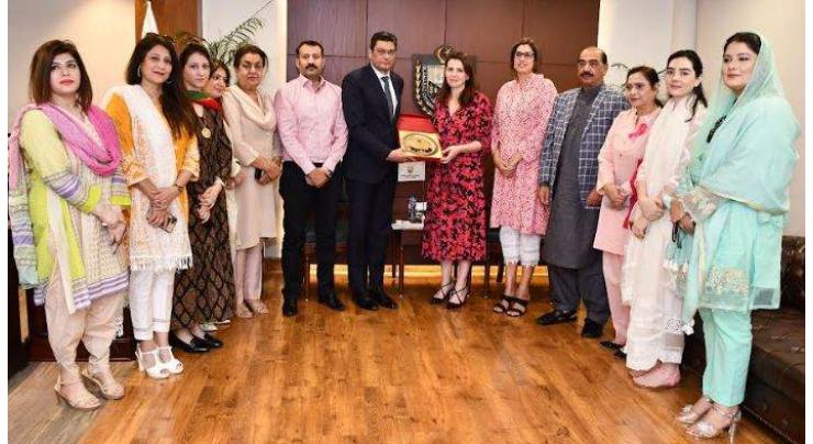 Wives of Diplomats assure to play role for Women Entrepreneurs in Pakistan
