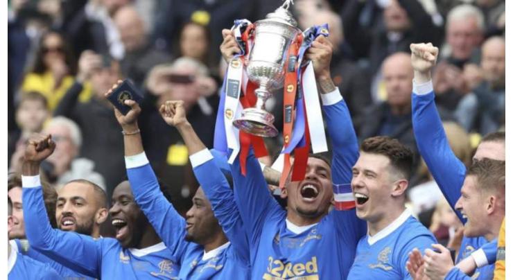 Rangers lift Scottish Cup trophy after Europa League heartache

