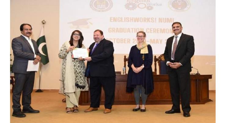 Around 100 students graduated from US English works program

