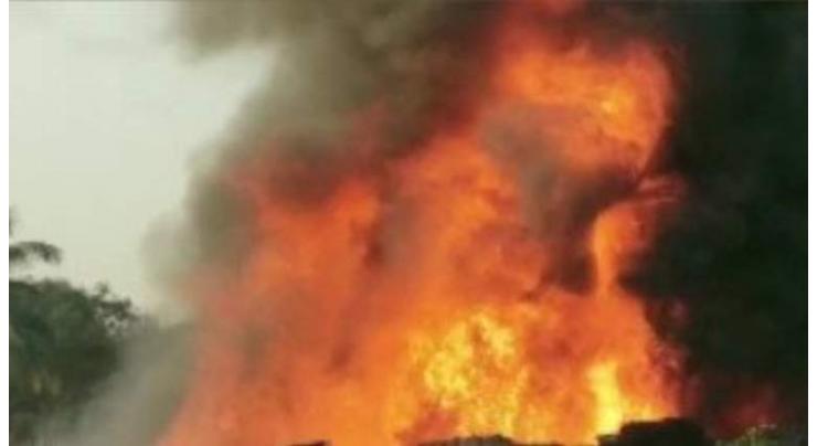 Jubilant fire: 2 injured in faisalabad
