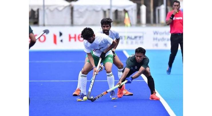 Dominant Pakistan thrash Indonesia 13-0 in Asia Hockey Cup
