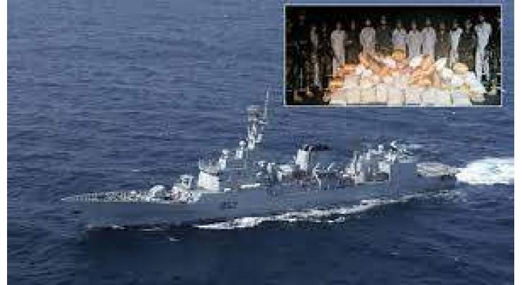 Pak Navy seizes huge cache of drugs at sea
