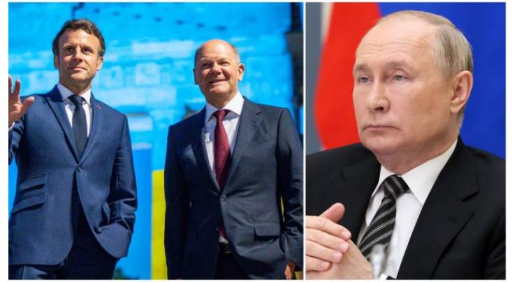 Macron, Scholz Tell Putin About Need to Lift Odesa Blockade - Paris