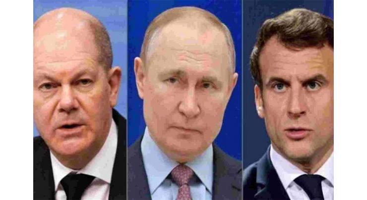 Putin, Macron, Scholz discuss Ukraine arms, grain supplies
