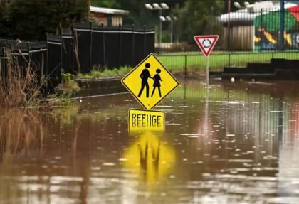 Aussie state sets up temporary accommodation for flood victims
