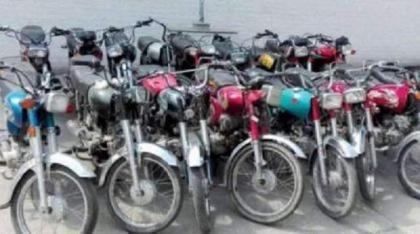AVLS recovers 17 vehicles, 155 motorcycles
