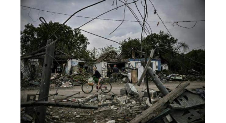 Strike flattens street far from frontline in Ukraine's east
