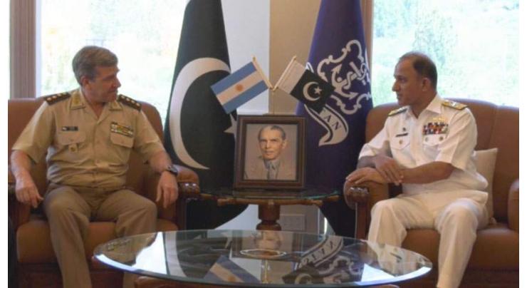 Argentinian Chief of Joint Staff lauds Pakistan Navy's efforts for regional maritime security
