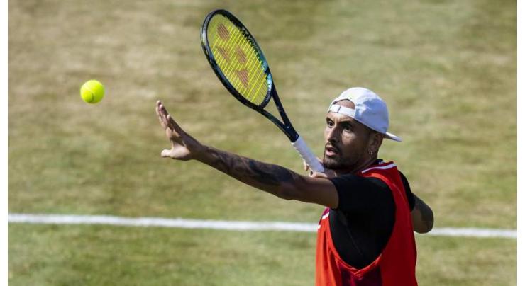 Kyrgios hits 30 aces but loses Halle semi-final to Hurkacz
