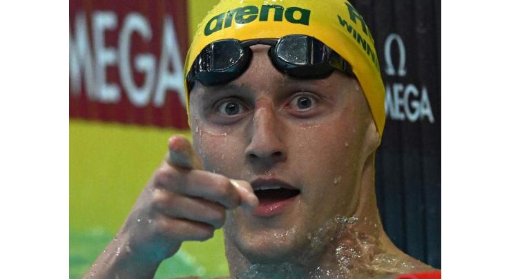 Australia's Winnington powers to men's 400m freestyle gold at worlds
