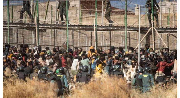 Five migrants die in mass attempt to enter Spain's Melilla
