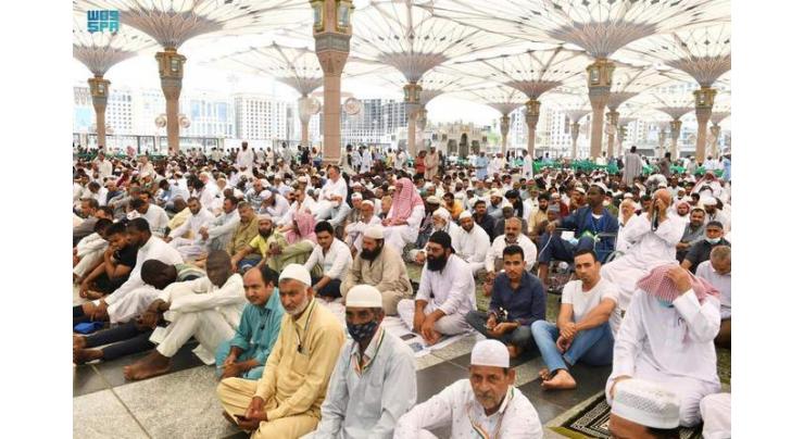330,451 Hajj pilgrims arrived in Madinah
