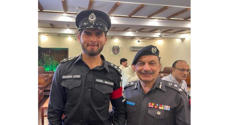 Shaheen Shah Afridi appointed as a goodwill ambassador of the KPK Police