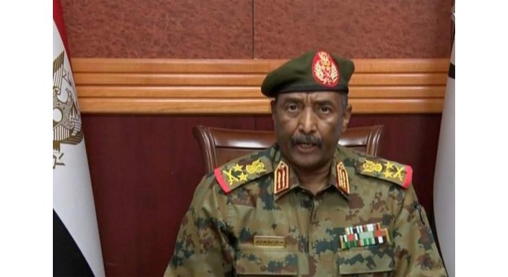 Sudan's Burhan says army stepping back for civilian govt

