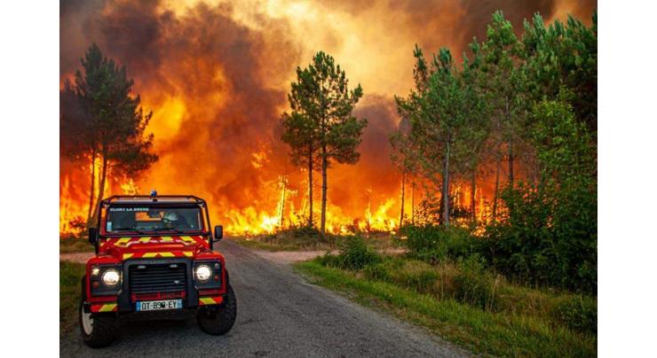 Wildfires spread across heatwave-hit Europe
