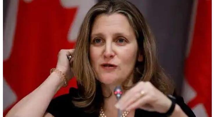 Canada's Freeland Says Russia at G20 Like an 'Arsonist' at Firefighters' Meeting