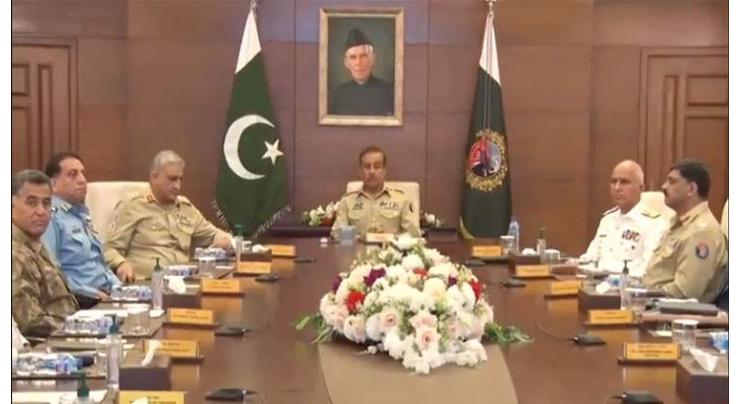 CJCSC chairs services chiefs meeting to discuss defence, security environment: ISPR
