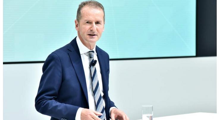 Volkswagen CEO Diess to step down in September
