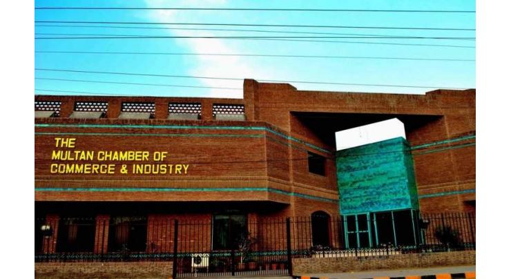 Multan Chamber of Commerce and Industry urges govt for uninterrupted power supply to industry
