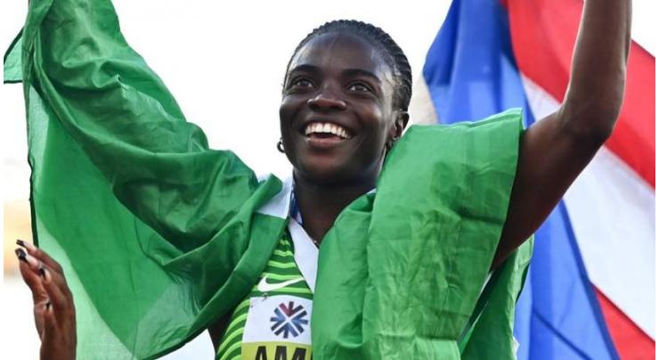 'Exhausted' Nigerian hurdles star Amusan sparkles at Commonwealth Games
