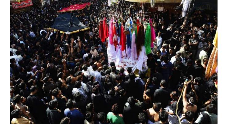 9th Muharram processions concluded peacefully in Quetta
