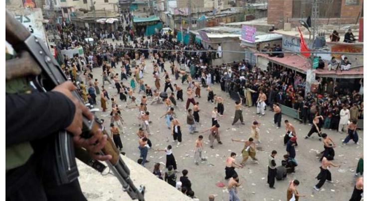Foolproof security cover provided to 11th Muharram processions, majalis
