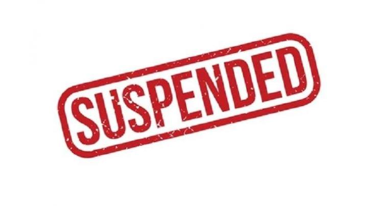 Five officials of forest department suspended
