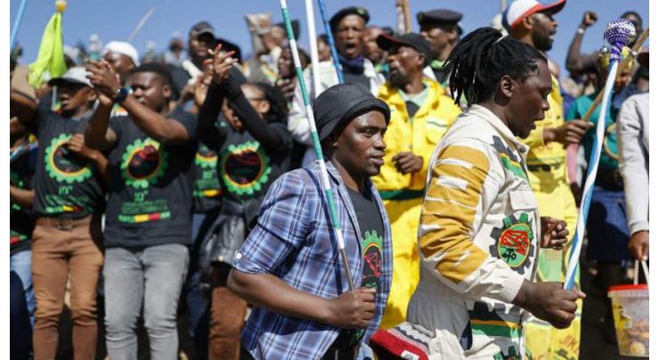 S.Africans rally to mark Marikana massacre 10th anniversary
