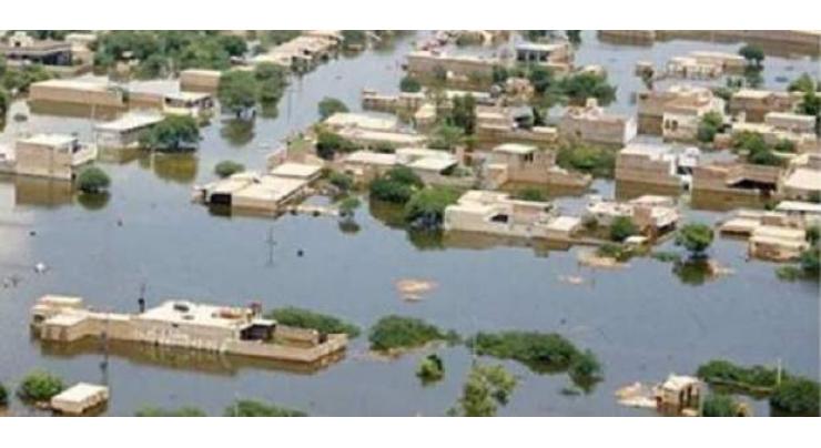 Dozens of villages affected by floods in Nasirabad: DC
