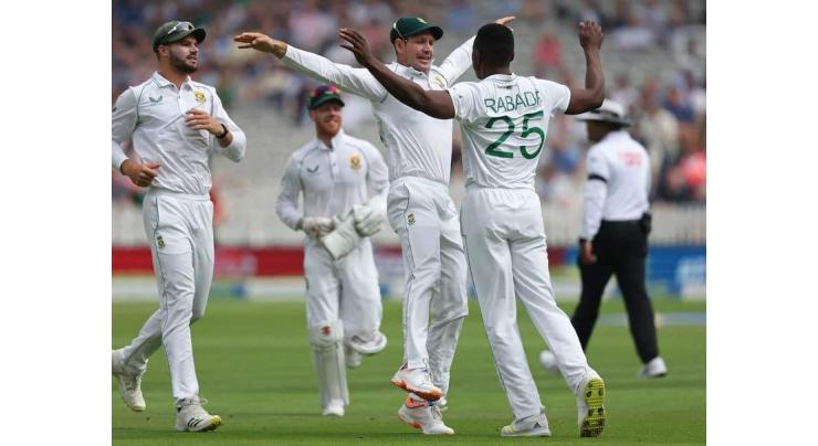 South Africa's Rabada and Nortje rock England in first Test
