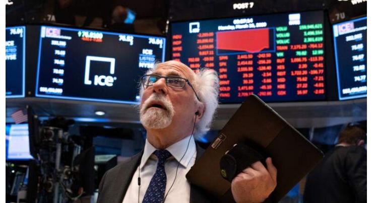 Stocks mostly retreat over recession fears
