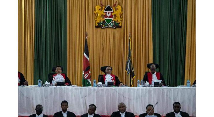 Kenya Supreme Court upholds Ruto's presidential win
