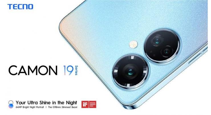 TECNO Launched Camon 19 Pro in Pakistan with 64MP Bright Night Portrait camera with RGBW Technology and 0.98mm Slimmest Bezel