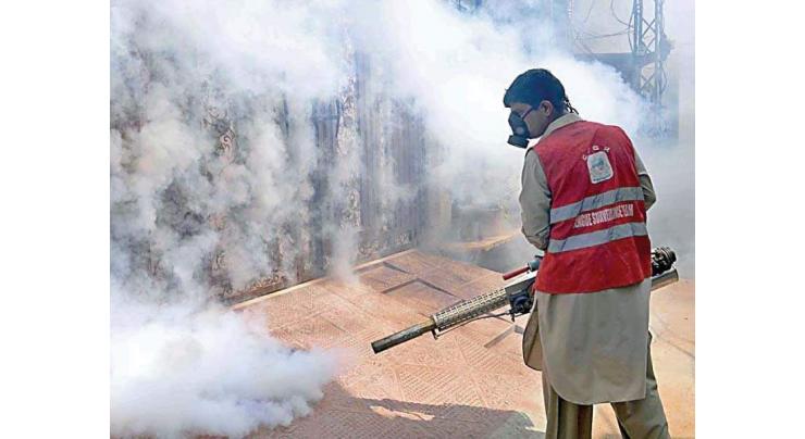 Anti-dengue spray carried out in different areas of Latifabad
