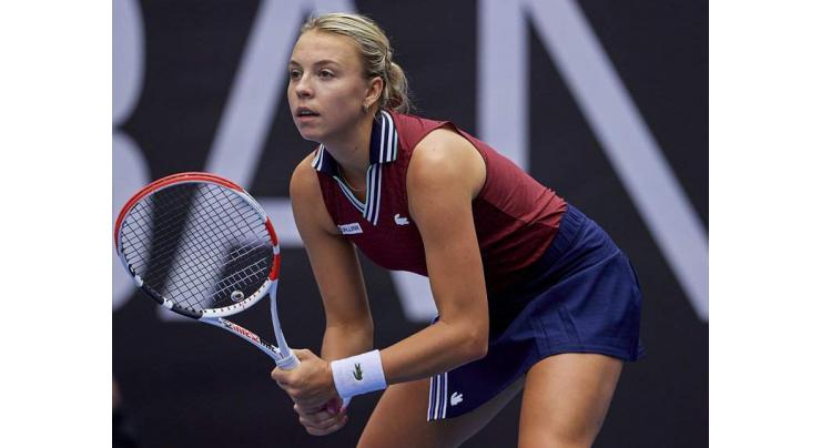Tennis: WTA Tallinn Open results
