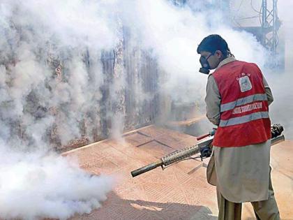 Anti-dengue spray carried out in different areas of Latifabad
