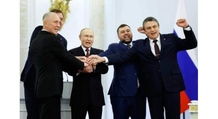 Putin annexes Ukraine territories, Kyiv vows to fight back
