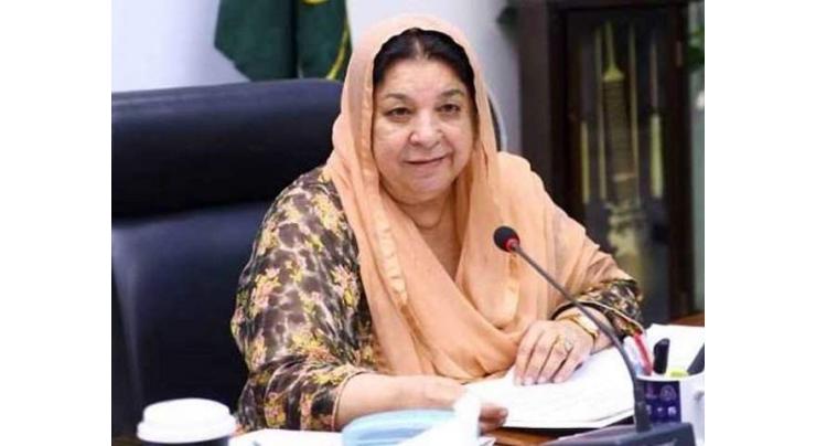 Minister reviews facilities for treatment of children suffering from thalassemia
