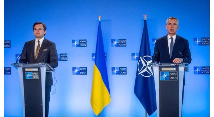 NATO Head Says Discussed Continuing Support for Kiev With Ukrainian Foreign Minister