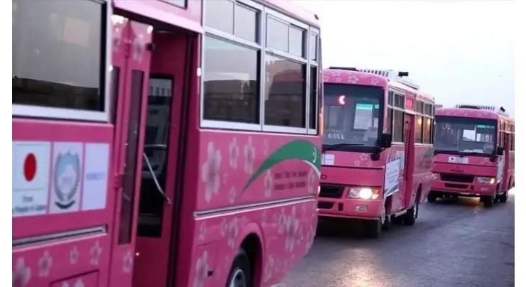 'Pink Bus Service'  formally inaugurated in Skardu as well
